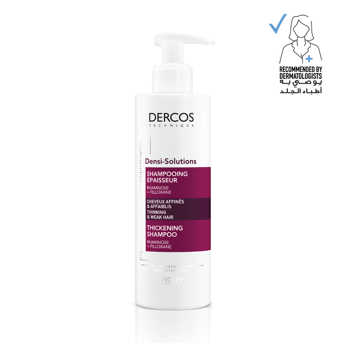 Vichy Dercos Densi-Solutions Volumizing Shampoo for Fine Hair 250ml