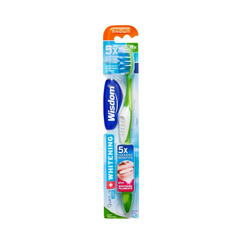 Wisdom Toothbrush Quantum Whitening Clean Medium