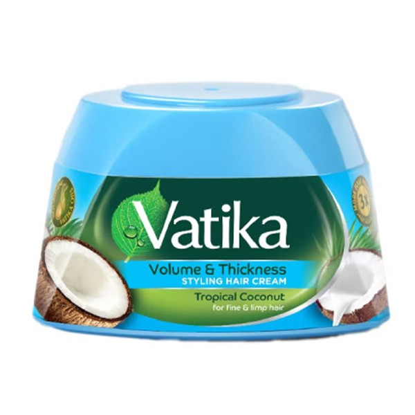 Vatika hair cream 140ml volume and thickness with tropical coconut