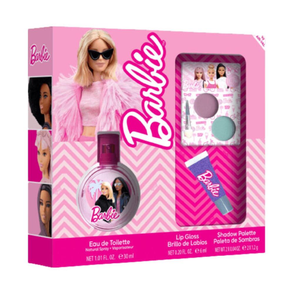 Barbie Baby Set (30ml Perfume Or Eau De Toilette + Lip Gloss + Eyeshadow)