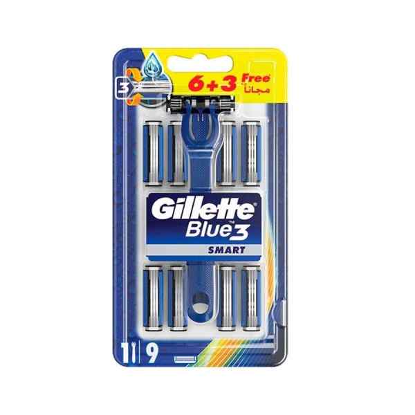 Gillette Razor blue 3 Smart 6+3 Free