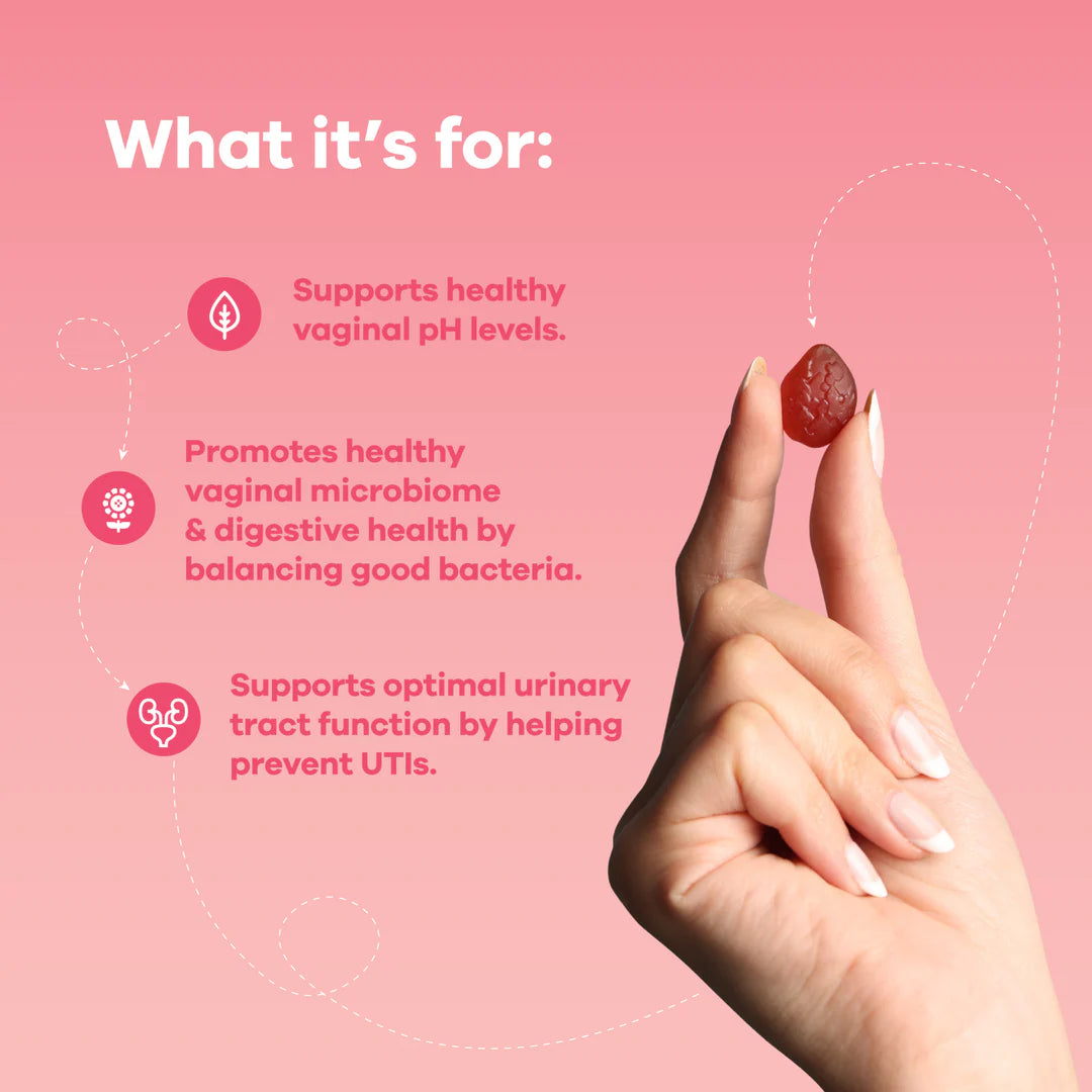 Nutrili Healthy V. Probiotics For Women & Prebiotics, Cranberry & D-Manose Digestion, Vaginal & pH Balance 60pcs