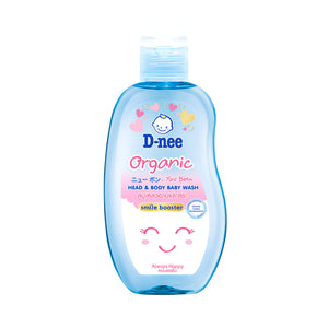 D-nee Baby Shampoo & Shower Gel 200ml Organic For Newborns Eternal Happiness
