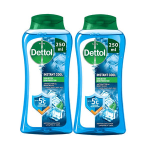 Dettol Shower Gel 35% Off Instant Cool 2 x 250 ml