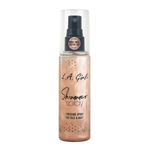 L.a. girl makeup fixer spray 80ml shimmer rose gold