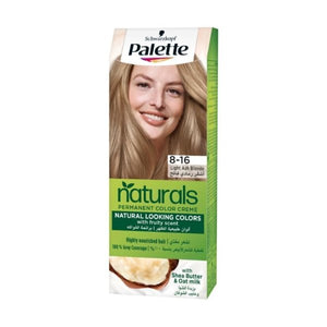 Palette hair color naturals 8.16 light ash blonde