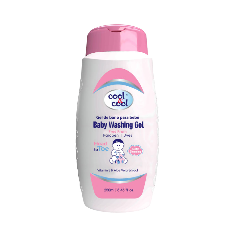 Cool & Cool Baby Shower Gel 250ml Soap Free Extra Mild