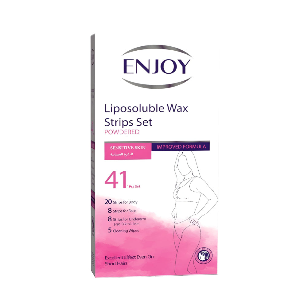 Enjoy Hair Removal Strips 41pc For Sensitive Skin