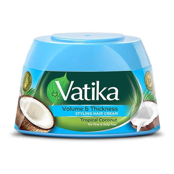 Vatika Hair Cream 210ml Volume And Thickness With Tropical Coconut