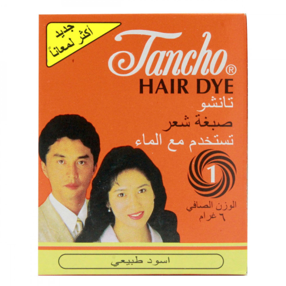 Tancho Hair Color Powder 6g Natural Black