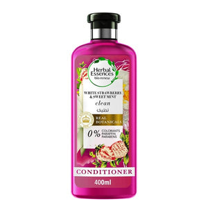 Herbal essences hair conditioner 400ml bio renew clean with white strawberry and mint
