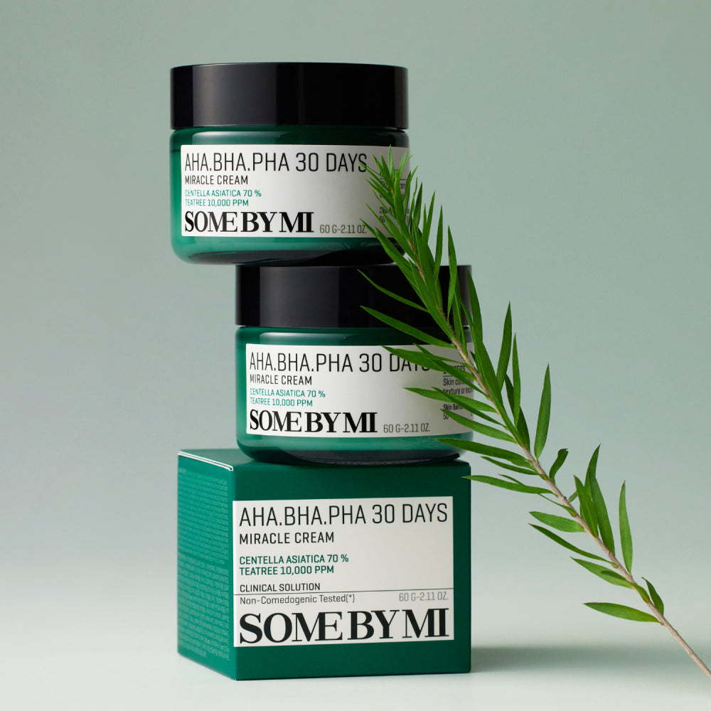 Some By Mi Cream 60g Miracle With Alpha Beta And Polyhydroxy Acids 30 Days And Skin Soothing