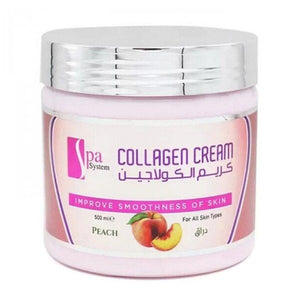 Spa System Cream 500ml Collagen With Peach Extract