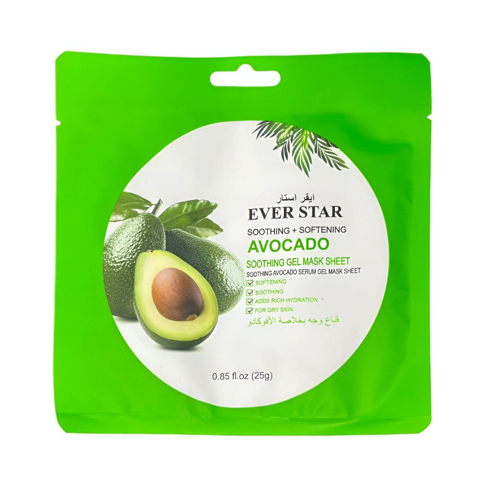 Ever star face mask with avocado extract