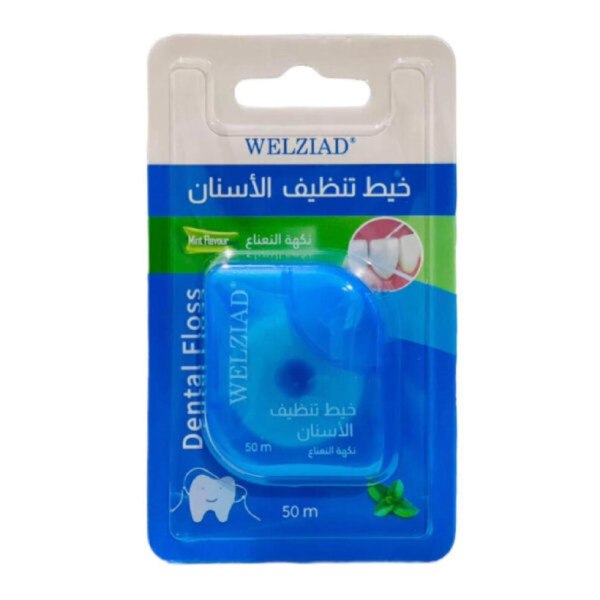 Welziad dental floss 50m mint flavour