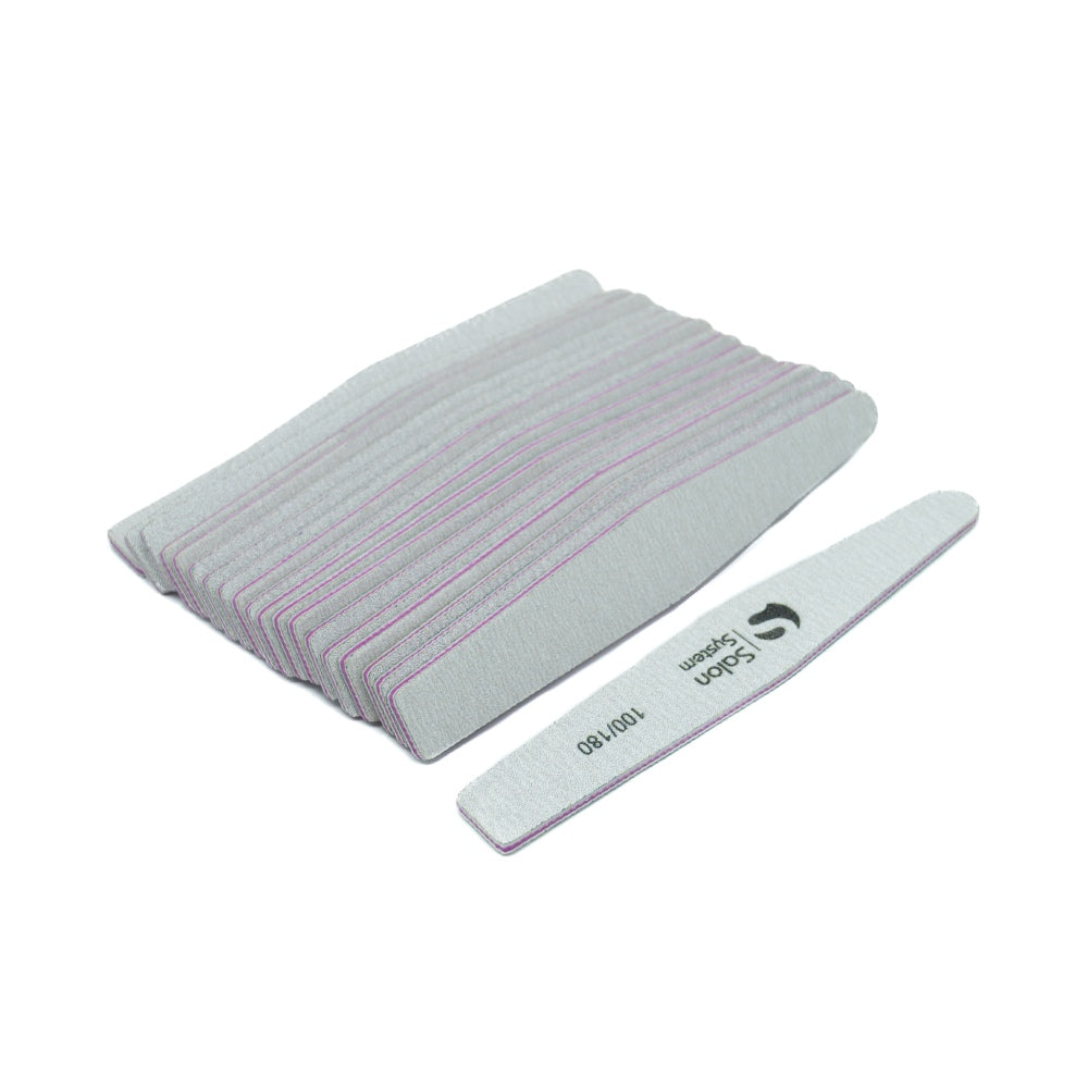 Salon system nail file 20pc bk23 298