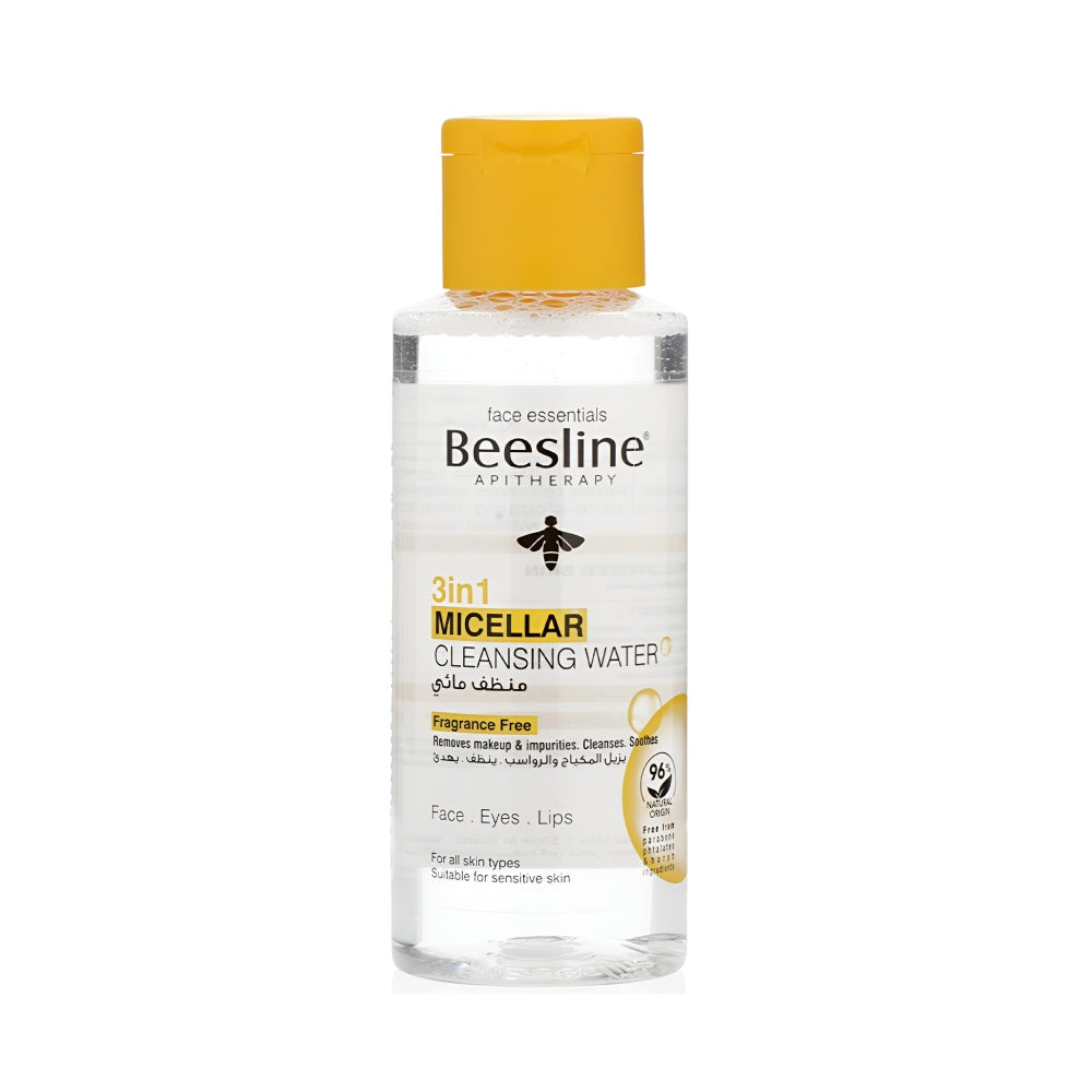 Beesline micellar water makeup remover 100ml 3 in 1 soothing cleanser