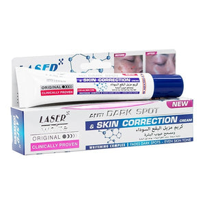 Laser white cream 30g black spot remover and skin imperfection corrector