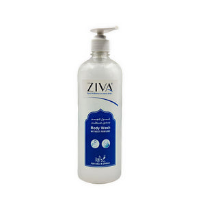 Ziva Fragrance-Free Body Wash 400ml - Hajj & Umrah Essential