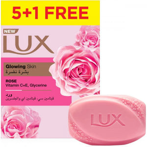 Lux Bar Soap 170g 5+1 Free Soft Rose