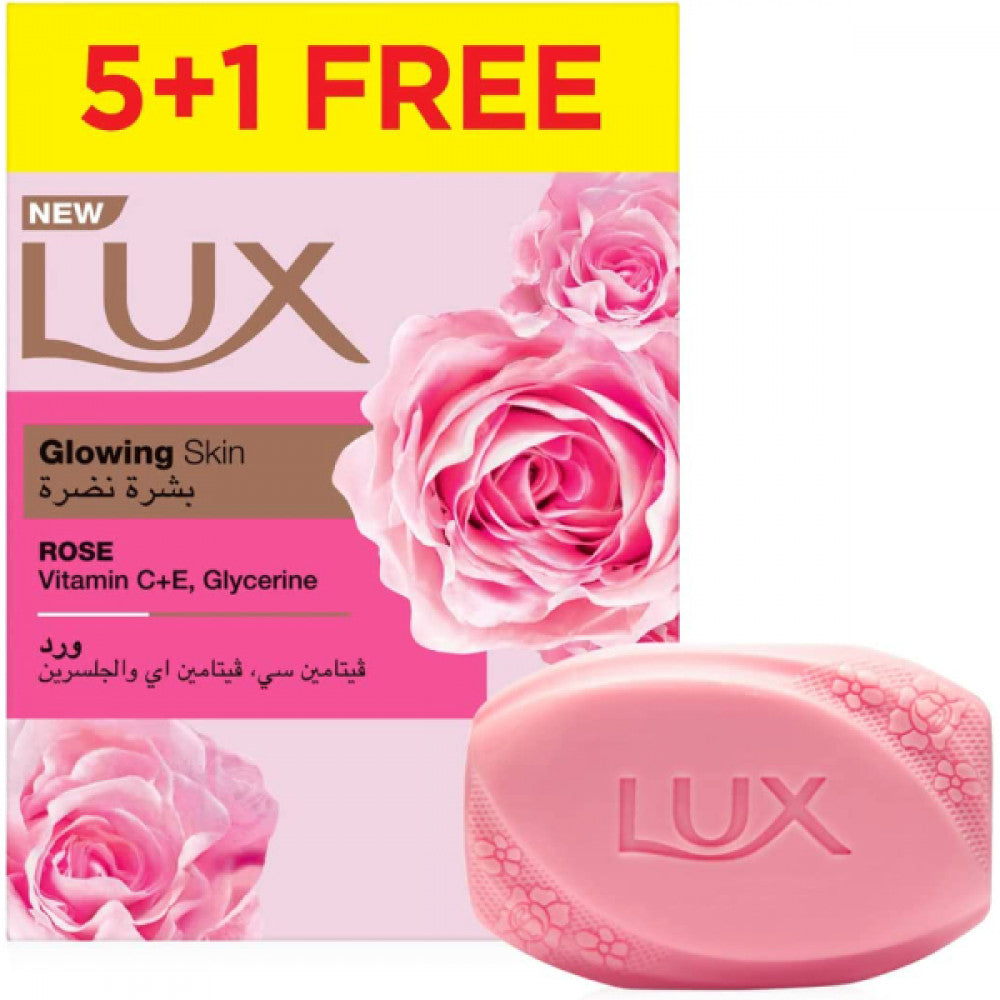 Lux Bar Soap 170g 5+1 Free Soft Rose